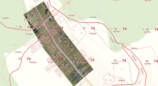 Технический план автодорог по фотопланам 715 км (Челябинская область)